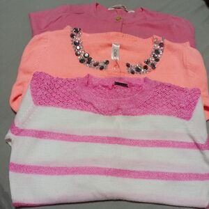Pink and Orange Women's Sweater Set